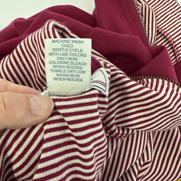 Passports Women’s Raspberry Zip-Up Size L - Cozy Cotton Blend with Pockets - Picture 5 of 9